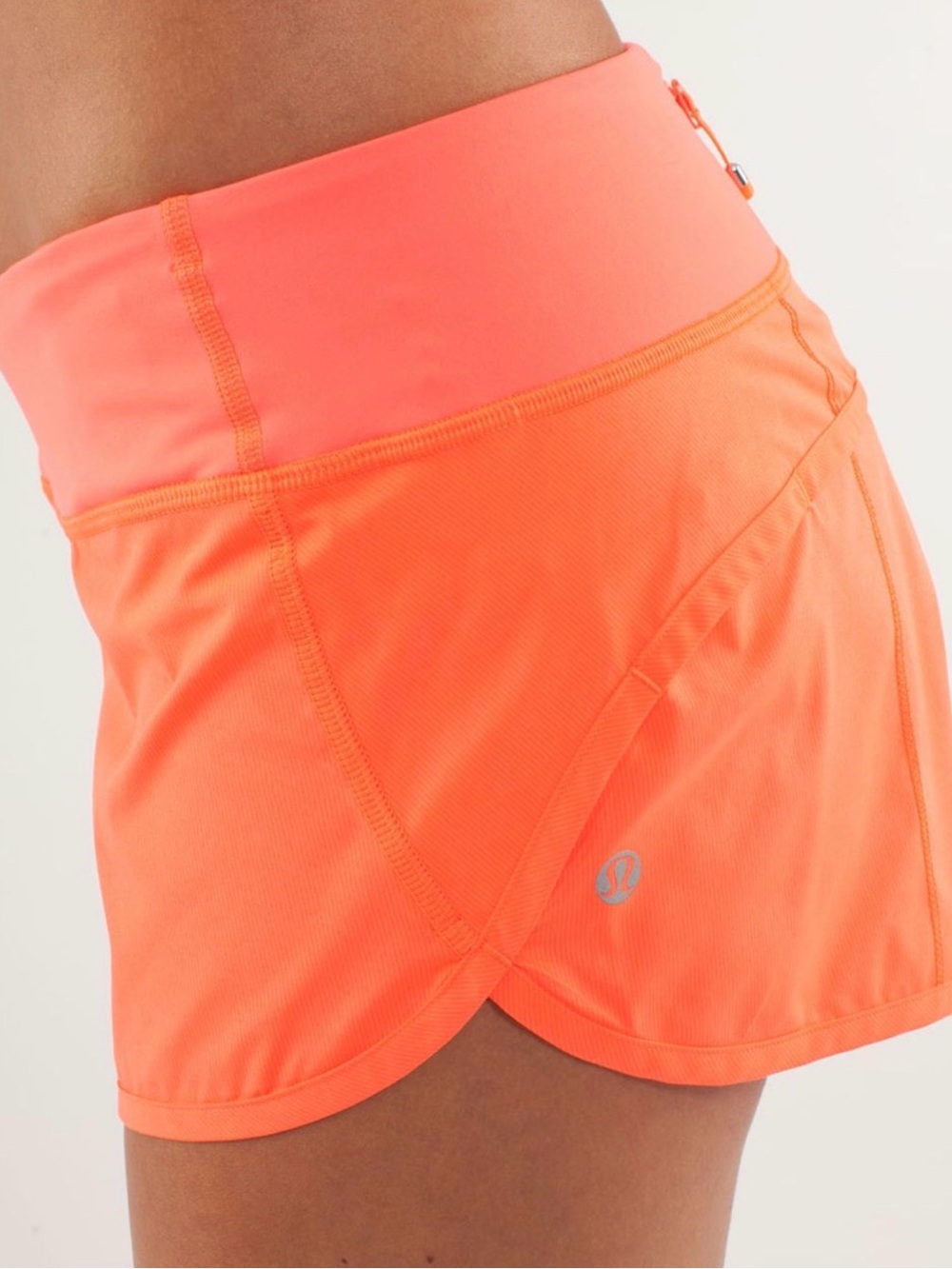 lululemon athletica Women's Coral-Orange Athletic Skort
